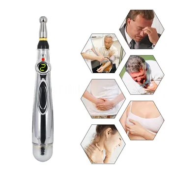 Elektronik Akupunktur Kalem Elektrik Meridyenleri Lazer Terapi Cure Kalem Masaj Meridyen Kalem Enerji Güç Rölyef Ağrı Araçları 2