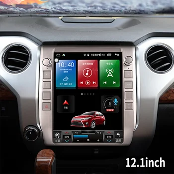 12.1 inç Android Ekran Toyota Tundra 2014-2020 İçin Autoradio Araba Multimedya Video Oynatıcı Stereo Gps Kablosuz Carplay 4