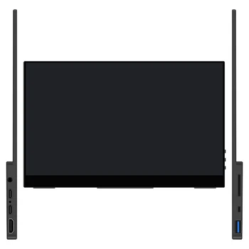 OLED 15.6 İnç Dokunmatik Ekran 4K UHD Taşınabilir Monitör 3840X2160 Tip-C HDMI Uyumlu Harici Ekran Laptop İçin AB Tak 1