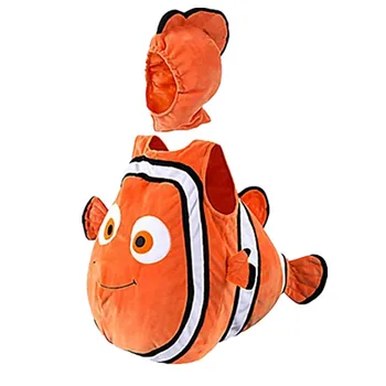 Çocuk Sevimli Nemo Cosplay Kapşonlu Kostüm Erkek Kız Anime Film Bulma Cadılar Bayramı / Noel Macera Kahraman Parti Tulum 12