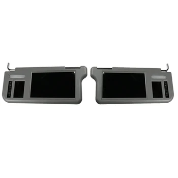 7 İnç Araba Sunvisor iç diş Görünüm Ayna Ekran lcd monitör DVD / VCD / AV / TV Oynatıcı Arka Kamera Güneşlik 3