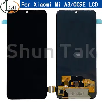 OLED LCD Xiao mi mi A3 LCD ekran İçin Çerçeve İle mi A3 LCD Digitizer Meclisi Yedek Parçalar için mi A3 cc9e ekran 19