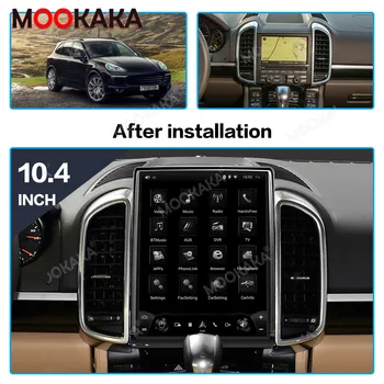 Tesla Tarzı Ekran 4 + 64GB Porsche Cayenne 2011 - 2016 İçin Android 9.0 Araba Multimedya Oynatıcı Radyo Stereo GPS Navigasyon Ana Ünite 8