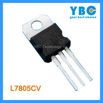 100 adet L7805CV L7805 7805 Voltaj Regülatörü IC 5 V TO-220 3