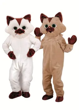 1 adet yerli ev kedi maskot kostüm yetişkin boyutu gerçekçi kitty tema anime cosplay kostümleri fursuit süslü elbise kitleri 18