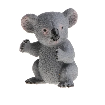 Sevimli gerçekçi Koala Ayı Modeli hayvan figürü doğa oyuncak Ev Odası Süsleme 17