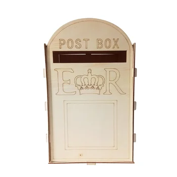 Kutusu Weddingholder Sonrası Rustik Hediye Konuk Moneykeepsake Zarf Posta Kutusu Mektup Sepeti Yıldönümü  17