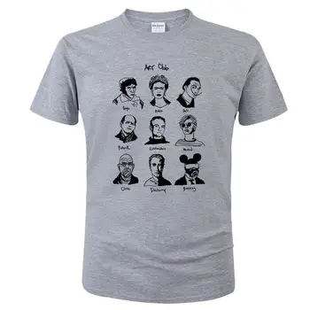 Yeni Sanat Kulübü O-Boyun T-Shirt Erkekler Sanat Kulübü Baskı T Shirt Erkek Hip Hop Komik erkek Pamuk Tee yazlık gömlek Unisex Üstleri Giysi C23 3