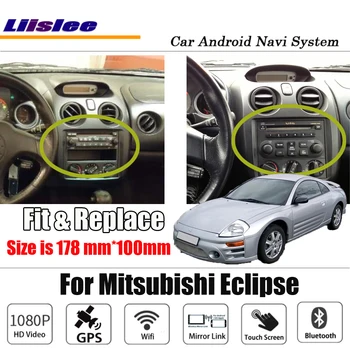 Android Mitsubishi Eclipse 2000~2005 Stereo Carplay BT HD Ekran HİÇBİR DVD Oynatıcı Harita GPS Navigasyon Multimedya Sistemi 3