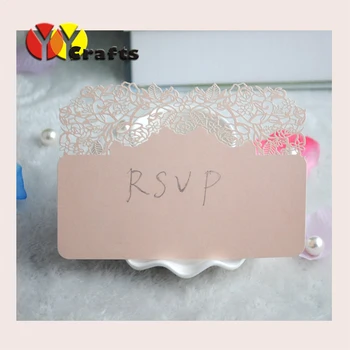 yeni tasarım düğün dekorasyon gül düğün rsvp kartı teşekkür kartı baskı harfleri ile abd için sıcak 13