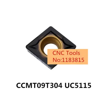 CCMT09T304 UC5115/CCMT09T308 UC5115. kesme bıçağı, torna ucu için uygun SCLCR SCKCR SCBCR SCMCN Serisi Torna Aracı 9