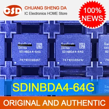SDINBDA4-64G Flash bellek yongası EMMC 153 top Boş Veri BGA sdınbda4 64g 100 % Yeni Orijinal Ücretsiz Kargo Elektronik