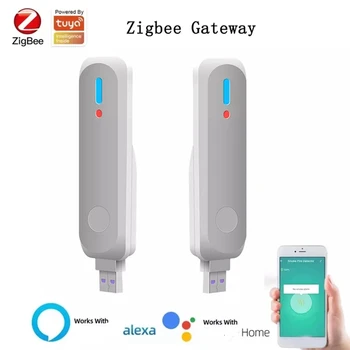 MİNİ Hub Tuya Zigbee 3.0 USB Akıllı Ağ Geçidi Hub Kablosuz Zigbee Bağlantı Uzaktan Akıllı Ev İşleri 4