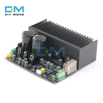 LM3886 Yüksek Güç Stereo 2.0 güç amplifikatörü Kurulu OP07 DC Servo 5534 Ön amplifikatör Daldırma Altın PCB Bitmiş Ürün 3